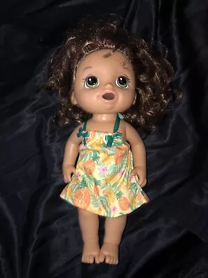 Baby Alive Magical Mixer Baby Doll - Pineapple Treat AA Hispanic Brown Hair • $13.30