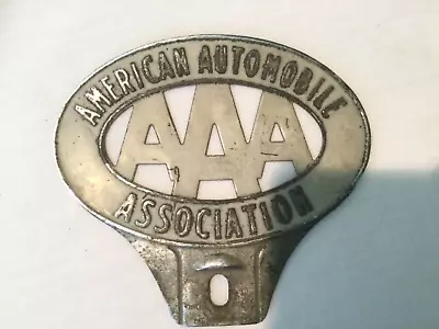 Vintage AAA  License Plate Topper Advertising American Automobile Association • $45