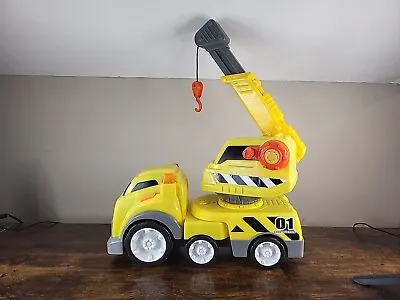 Chad Valley Construction Vehicle Crane Push Along With Working Winch • £5.99