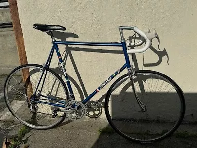 Vintage 1980s Blue Bottecchia Columbus Steel Road Bike Made In Italy XL 64cm • $1000