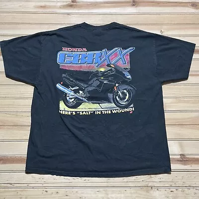 Vintage Honda CBRXX Racing Motorcycle Here’s The Salt In The Wound Shirt Size XL • $59.99