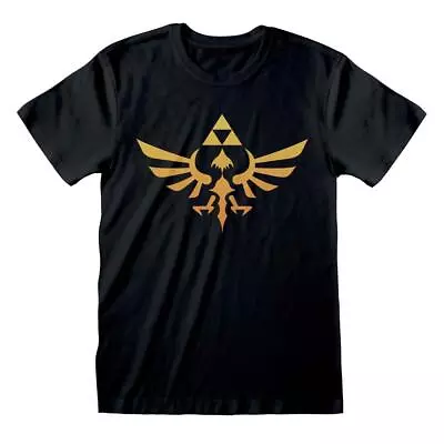 Official Nintendo Legend Of Zelda Hyrule Kingdom Logo T-Shirt • £14.99