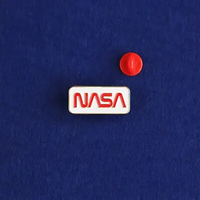 NASA Worm Pin Badge • £6