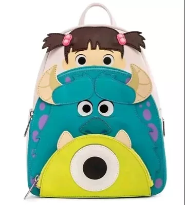 NEW Loungefly Monsters Inc Backpack School Bag Gift Mike Sully Cosplay FREE SHIP • $145