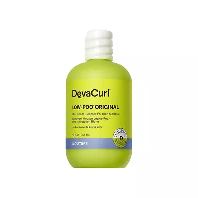 Devacurl Low-Poo Original Mild Lather Cleanser For Rich Moisture 12 Oz • $50.42