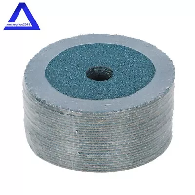 25 Pack 5  X 7/8  24 Grit Zirconia Resin Fiber Disc Grinding And Sanding Discs • $25.30