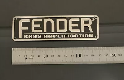 Fender Bass Amp Badge Metal • $10