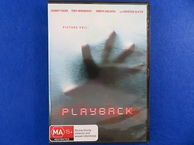 Playback - Christian Slater - DVD - Region 4 - Fast Postage !! • $5.82