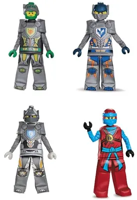 Disguise Lego Costume Nexo Knights Clay Aaron Lance Ninja Nya Halloween Play • $42.14