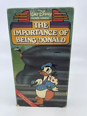 The Importance Of Being Donald (VHS 1986) Donald Duck Disney Vintage Cartoons • $7.61