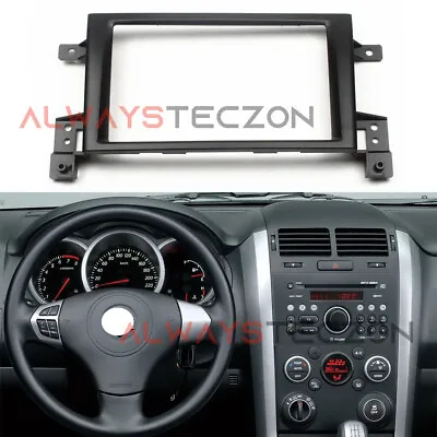 Car Stereo Radio Fascia Dash Frame Trim 2DIN For Suzuki Grand Vitara 2005-2012 • $32.99