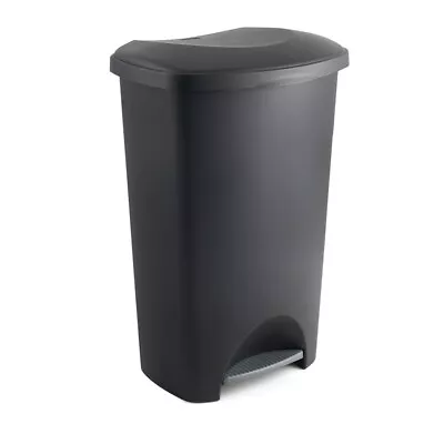 Addis Plastic Family Kitchen Bin Black With Silver Pedal 517262ebay • £15.99