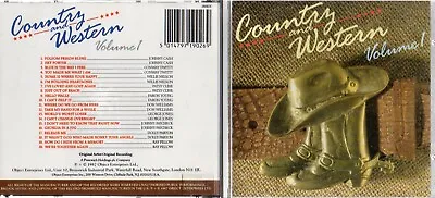 COUNTRY AND WESTERN VOL.1 - VARIOUS ARTISTS (CD Album) • £3.95