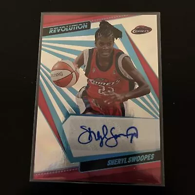 $39 • Buy 2022 Panini WNBA Revolution Autograph Sheryl Swoopes Infinite #/25