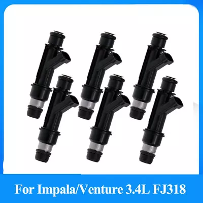 Set 6 Fuel Injectors 12586551 For 2000-2005 Chevrolet Impala/Venture 3.4L FJ318 • $27.99