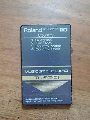 Roland TN-SC1-01 Country Rock Style Card ROM E-70 E5 Kr Piano • $46.17