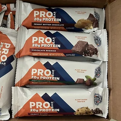 Lot Of 60 PROBAR - PROTEIN Bar Peanut Butter Chocolate Bars Natural Energy • $79.99