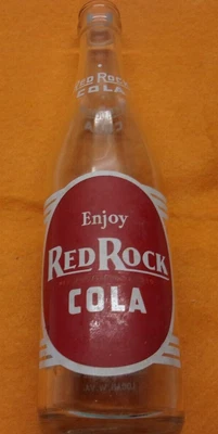 $10 • Buy 1939 Red Rock Cola 12 Fluid Ozs.glass Bottle Logan, W.va.