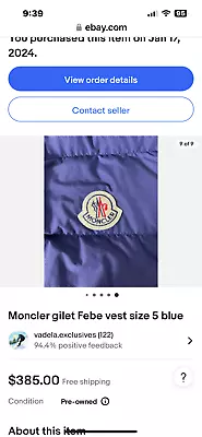 Moncler Vest Men 5 • $260