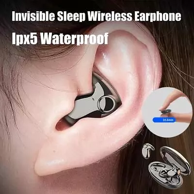 Invisible Sleep Wireless Earphone Tws Bluetooth 5.3 Headphones Hidden Earbuds • $23.99