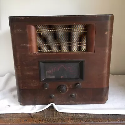 Vintage 1936 Marconi Wooden Cased Radio Model 556 • $93.25