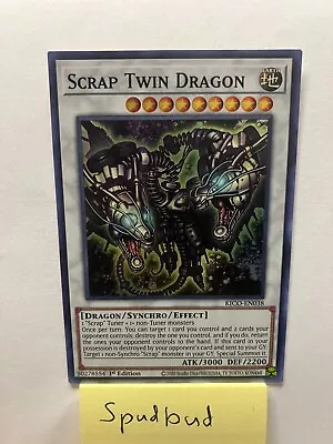 Scrap Twin Dragon Super Rare KICO-EN038 (Super Rare 1st Edition) • $0.99