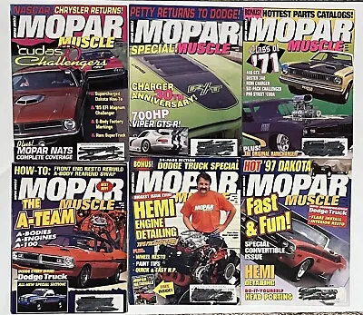 MOPAR Muscle Magazine - 1996 - Lot Of 6 Issues - Complete Year • $18