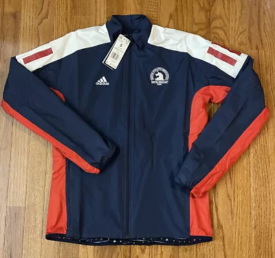 Men's Adidas Boston Marathon Celebration Jacket 2020 FQ7760 Small NWT $110 • $79.82