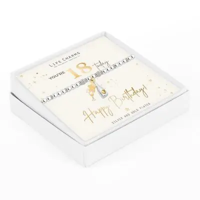 Life Charms Happy 18th Birthday Bracelet • £14.99