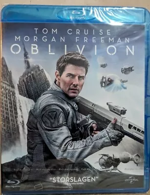 Oblivion Tom Cruise Morgan Freeman Blu Ray New Sealed Danish Import • £3.99