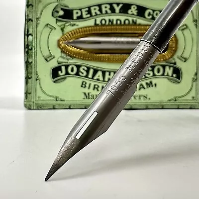 Vintage Perry & Co No. 7053 M Pen Nibs Josiah Mason Dip Pen Nibs Medium • $4