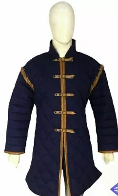 Medieval Gambeson Aketon Padded Jacket Arming Doublet Best Gift For Halloween • $130