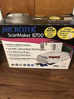 MicroTek MRS-2400TPFU ScanMaker 8700 Scanner See All Pics • $274.99