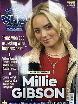 BBC Doctor Who Magazine Spring 2024 Millie Gibson William Hartnell Davina McCall • $16.15