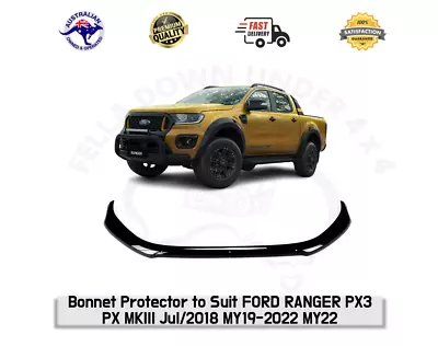 Bonnet Protector Hood Guard Bug Deflector To Suit Ford Ranger PX3 PX MKIII 18-22 • $92.99