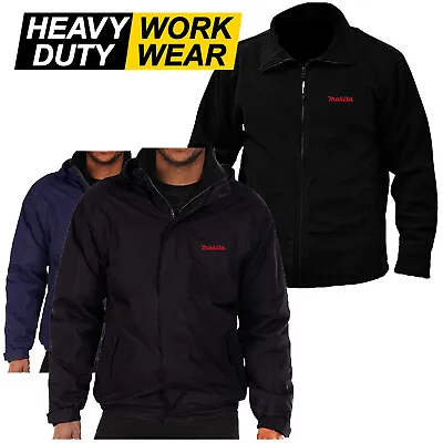 MAKITA Red Logo Embroidered Fleece Or Waterproof Jacket Work Wear Power Tool • £28.99