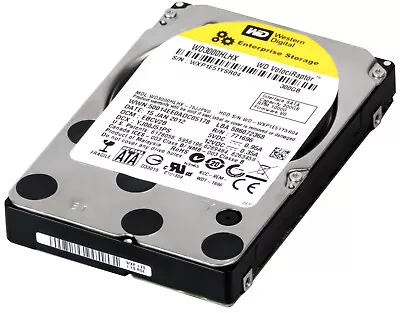 Hard Drive WD Velociraptor WD3000HLHX 300GB 10K 32MB SATA III 2.5'' • $243.84