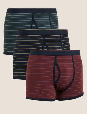 £10 • Buy Ex M&S 3pk Cotton Rich Cool & Fresh Trunks RRP £20 Size 2XL
