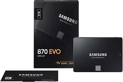 2TB Samsung 2.5  870 EVO SATA SSD Brand New Sealed • $259