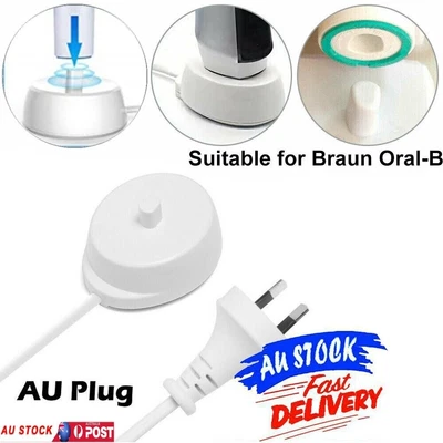 $18.99 • Buy Toothbrush Charger Base For BRAUN ORAL-B 3757 4729 Model AU Plug WT