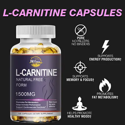 Acetyl L-Carnitine 1500 Mg TABLETS Nervous System Health Antioxidant Capsules • $12.65