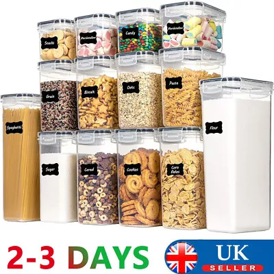 36 Pcs Kitchen & Pantry Organiser | Airtight Food Storage Containers W/ Lids Set • £26.99