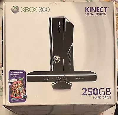 XBox 360 250GB Kinect Special Edition Console In Black  • $200