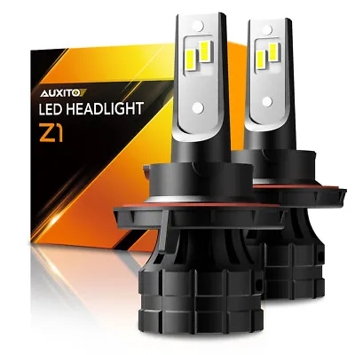 AUXITO H13 9008 6000K LED Headlight Bulb High Low Beam Headlamp Kit Cool White • $26.59