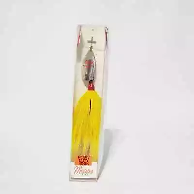 Vintage Mepps Musky Killer Yellow Inline Spinner Lure  • $19