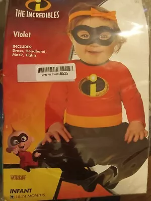 Violet The Incredibles Costume Disney Pixar Infant Sz 18/24 Month  No Tights • $9.99