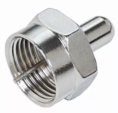 £2.85 • Buy Pack Of 5, 75 Ohm F-Type Screw On Terminator TV Aerial Satellite Virgin Cable 