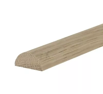 Solid White Oak 12.5mm X 25mm Half Round Decorative Moulding Bead • £5.07