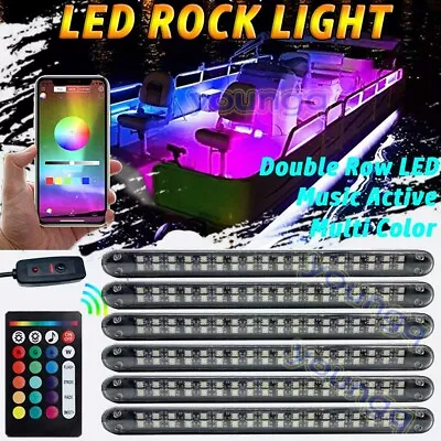 6X RGB LED Neon Light Glow Accent Tube Boat Marine Deck Interior Inside Lighting • $57.99