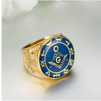 £12.99 • Buy Size Y Masonic Ring Freemasons Jewellry UK Size Y